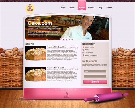 Squarespace Bakery Template